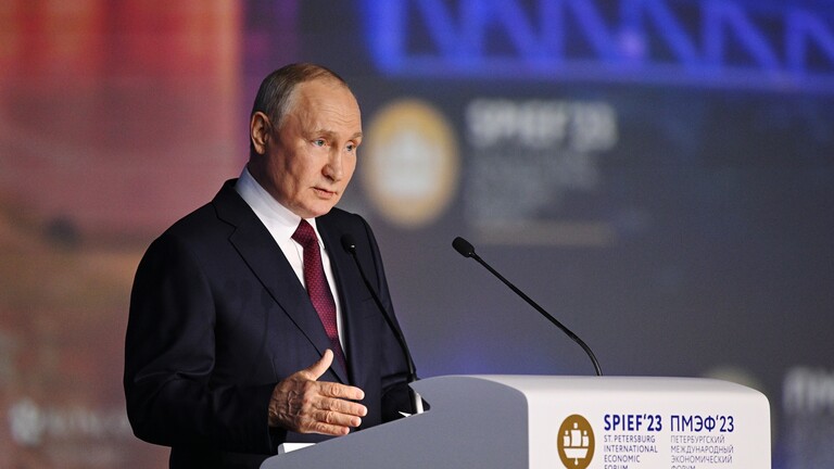 كلمة الرئيس بوتين في منتدى بطرسبورغ الاقتصادي