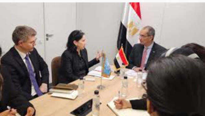 وزير الاتصالات يبحث مع مسؤولي عدد من الشركات العالمية جذب استثمارات للقطاع