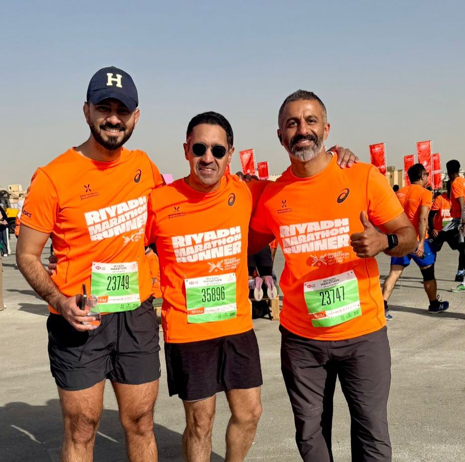 المهندس رائد أبو زنادة يحقق إنجازًا جديدًا في ماراثون_الرياض 2025