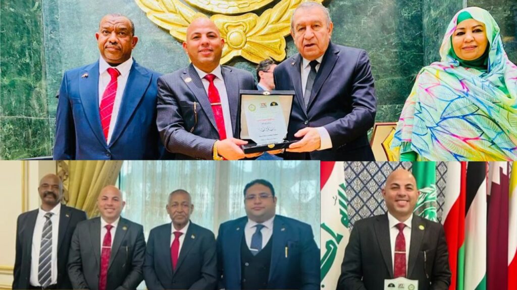 تكريم عربي دبلوماسي رفيع للمهندس هيثم حسين رئيس مجلس إدارة منظومة”omc”الاقتصادية في جامعة الدول العربية تقديراً لإسهاماته في دعم وخدمة الأشقاء السودانيين والمشاركه في اعاده الاعمار