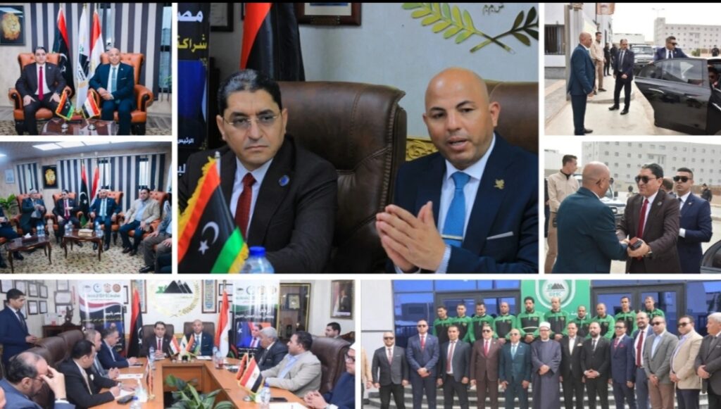 منظومه مجمع عمال مصر” يستقبل الدكتور عبد الله الشارف أرحومة وزير العمل والتأهيل بالحكومة الليبية لتنفيذ المرحلة الثانية للتدريب المشترك بالمنظومه طبقاََ استكمالاََ لبروتوكول مايو الماضي.. والمهندس هيثم حسين يؤكد: جاهزون ببرامج تدريبية متقدمة بفرق عمل ومدربين كفاءة