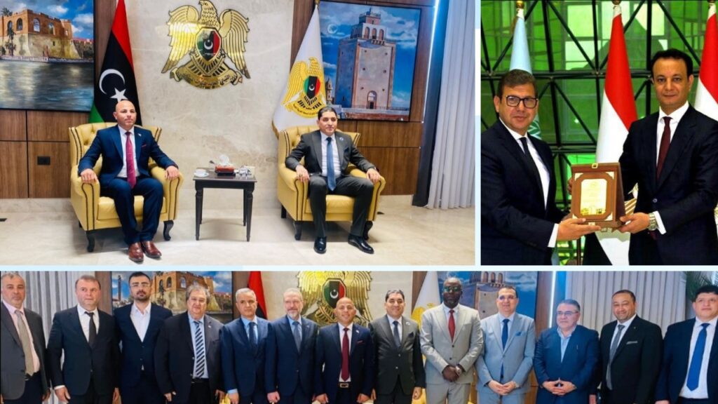خلال زيارته الرسمية للقاهرة.. بلقاسم حفتر يبحث تعزيز إعمار ليبيا والتعاون مع الكيانات الصناعية المصرية.. والمهندس هيثم حسين يُرحب بالزيارة التاريخيه للقاهرة ويثمن مساعي الشراكة الدبلوماسيه المصرية الليبية 