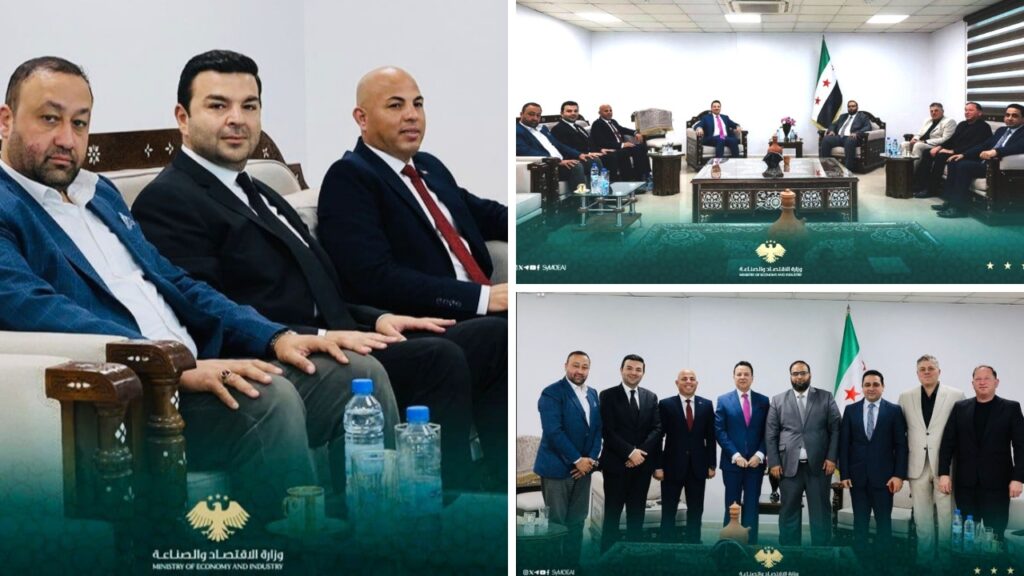 وفد استثماري مصري برئاسه المهندس هيثم حسين يبحث في دمشق إقامة مدينة صناعية متكاملة في حلب بسوريا وفق مفهوم مدن الجيل الرابع